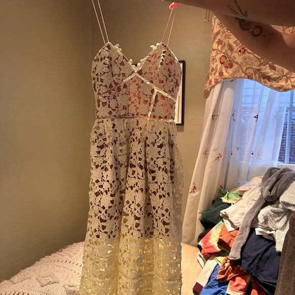 NWT Self Portrait Yellow Azaelea Dress - Picture 4 of 7